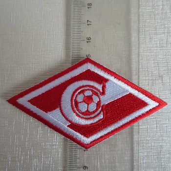 2pcs/veliko nogomet Nogomet fussball klub Ekipa Spartak logotip železa na Obliž Aufnaeher Aplicirano Buegelbild Vezene