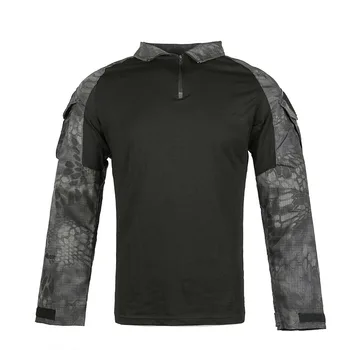 Multicam Uniformo Vojaškega Long Sleeve Majica S Kratkimi Rokavi Moški Prikrivanje Vojske Boj Proti Majica Airsoft Paintball Obleko Taktično Majica