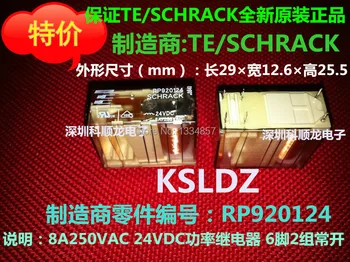 Prvotne Nove KOLEKCIJE TYCO SCHRACK RP920124 kot Nalašč generični nadomestek RP840024 8A250VAC 6PINS 24VDC Napajanje Rele