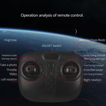 HJ14W Brnenje S Kamero v Živo Video 720P HD 2 Milijona WIFI Kamera brez Glave Načinu Multi-funkcijo Štiri osi Zrakoplova