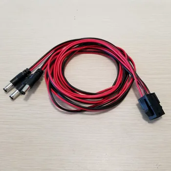 PCI-E 6Pin do 3 x DC 5.5*2,5 mm Adapter Napajalni Kabel za BTC Rudar DIY 12V 18AWG 1M