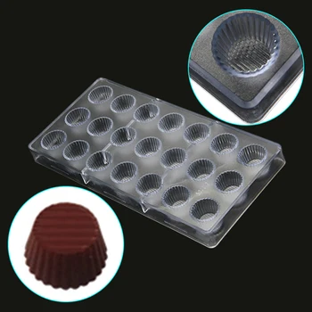 Brezplačna dostava Polikarbonata Cupcake Obliko Čokolade Plesni DIY Bakeware Plesni CC0015