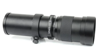 420-800mm F/8.3-16 Telefoto Zoom Ročni Objektiv+ T2 Adapter za Nastavek za Canon, Nikon, Sony Pentax Olympus DSLR