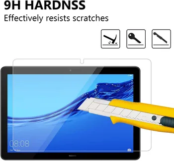 Tablični Kaljeno Steklo Screen Protector Kritje za Huawei MediaPad T5 10 10.1 Palčni Zaščito za Oči Anti-Fingerprint Kaljeno Film