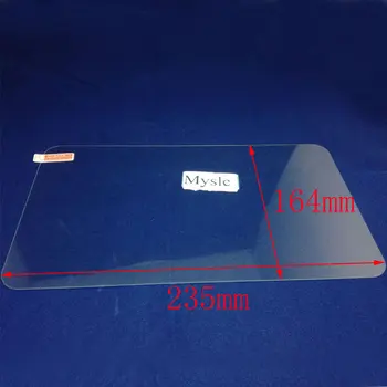 Myslc Univerzalno Kaljeno Steklo Screen Protector Film 10/10.1 inch Tablet Velikost:235x164mm+zaslon čiščenje papir/robčki