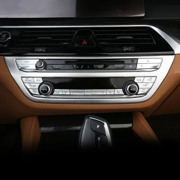Avto Styling sredinski Konzoli, klimatska Naprava Vent Gumbov Sequins Dekoracijo Nalepke Trim Za BMW Serije 5 G30 G38 2018-2020
