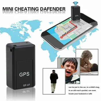 Novo Otrok GF07 Mini Magnetni GPS Tracker Lokator Starejši Otroci Anti-izgubljeno Napravo GPS Močan Magnet Nastavljalnik
