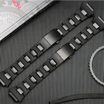 Plastični watch band 26*16mm trak za g-shock DW-6900/DW9600/DW5600/GW-M5610 in nerjavnega jekla primeru odbijača Dodatki