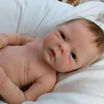Prerojeni Lutke Otroka 46 cm Ročno Novorojenčka Lutka Polni Silikona Telo Lutka Realne Veren Malčka, Dojenčki, Otroci Igrače, Darila