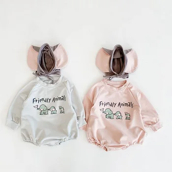 MILANCEL 2020 jeseni nov baby bodysuits dolgimi rokavi za malčke boys oblačila srčkan živali tiskanja baby bodysuit set
