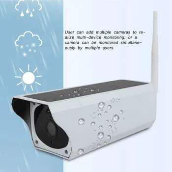 1080P Solar Powered WiFi IP Kamera 2MP, Brezžična Varnost Nadzor Nepremočljiva Prostem Polnjenje Baterije Fotoaparata PIR Bullet Mot.vozil