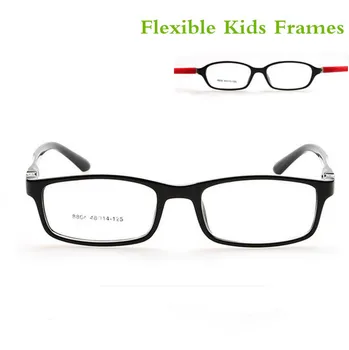 Optičnih Očal okvir Za otroke fant dekleta Kratkovidnost očala okvirji z 0 stopinj leče Navaden ogledalo Točke Otroci Unisex 8804