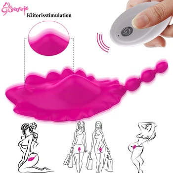 Nevidni Brezžični Daljinski Vibracijske Hlačke 10 Hitrost G spot Vibrator za Klitoris za Ženske Vaginalne Klitoris stimulator Erotično sex igrače