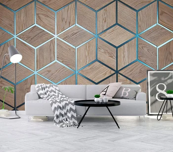 Ozadje po meri preprosta modna zidana geometrijske lesa zrn skladu ozadju stene
