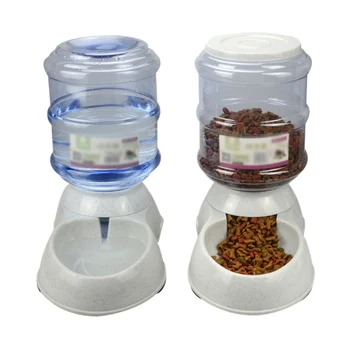 3.5 L Pes samodejni podajalniki za pitje posode za mačke hrana utor za pse vodo pijem steklenice sklede za mačke vode, razpršilniki 2