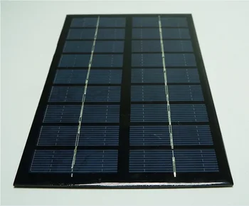 ALLMEJORES 9V 3W solarnimi Polikristalni Vrh Kakovosti Epoksi Sončne Celice Plošča 125 mm*195mm Mini Prenosni Solarni paneli Brezplačno ladja