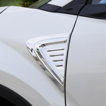 Nalepke za Avto Strani Pretok Zraka Vent Rezilo tip listov odbor izstopu Zraka Obliž pribor Plošča okvir Za Toyota CHR C-HR 2016-2019