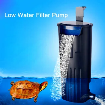 Akvarijske Želve Nizek Vodni Filter Črpalka, Rezervoar Rib Visi Slap Želva Filter Črpalka za Kroženje Vode za Ribe, Želve, Plazilcev