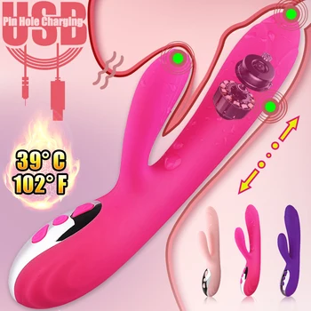 Odraslih izdelek G-Spot Igrača Dildo, Vibrator Orgazem Odraslih Igrače USB Polnjenje Močan Masturbacija Sex Igrača za Ženske Vodoodbojne