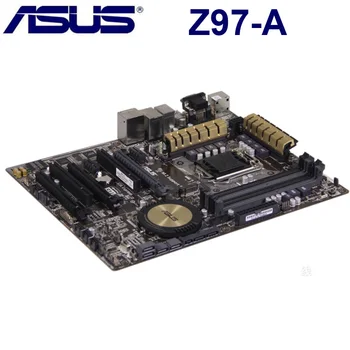 Asus Z97-A LGA1150 DDR3 Core i7 i5, i3 Intel Z97 PCI-E 3.0 USB3.0 Z97-A Matično ploščo Za Namizni 1150 Asus Z97-A Mainboard 32GB