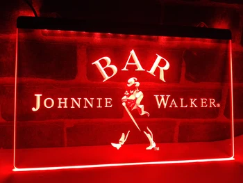LA439 - BAR Johnnie Walker Viski LED Neon Luči Prijavite doma dekor obrti