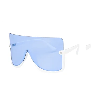 Prevelik Ščit Vizir Masko sončna Očala Ženske Moški 2021 Windproof sončna Očala En kos, pa Velik Okvir Očala Odtenki UV400 Oculos