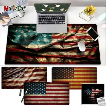 MaiYaCa Moj Najljubši Ameriško Zastavo ZDA Trajne Gume Miško Mat Pad Brezplačna Dostava Velik Miško, Tipke Tipkovnice Mat