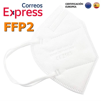 CE, ki so odobrene visoko zaščito FFP2 črno belo masko odraslih v en Paket Express Mail 24h