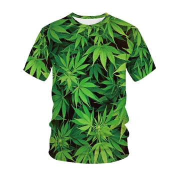 2020 Nov Slog T-Shirt 3D Moški Ženske Majice Rastlin Krajine 3D Tisk T-Shirt Priložnostne Slog Ulica Trend T-Shirt