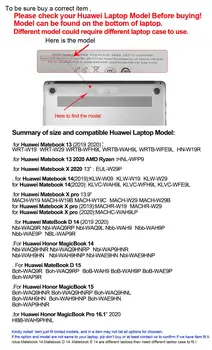 Primeru Za Leto 2020 Novo Huawei Matebook D14 D15 13 14 X Pro 13.9