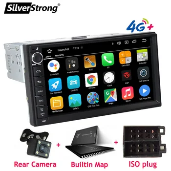 SilverStrong, Android10, Univerzalno 1Din avtoradio magnetofon, GPS Auto Stereo, LADA GRANTA Android