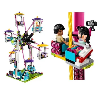Opeke Združljiv z LegiINGLY Bloki Prijatelji Zabaviščni Park Roller Coaster Slika Model Igrače Otroci Dekliška