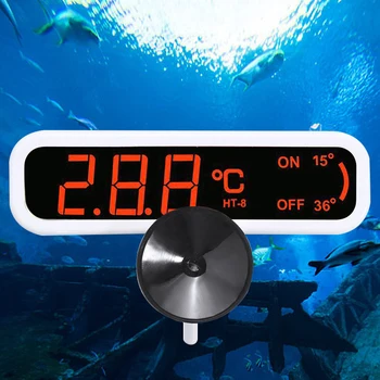 1pc Aquarium LED Termometer, Elektronski Digitalni Termometer za Merjenje Fish Tank Termometer
