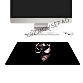 XGZ Film Mouse Pad Velike Črne Zaklepanje Egde Srčkan Strup Laptop Desk Mat Tkanine nedrsečo Gumo Trak za Csgo Dota2 Igralec