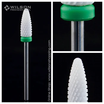 Bele Keramične Pedikura Drill Bit - Odstranite Stopala Calluses Bit - Grobe(6100051)