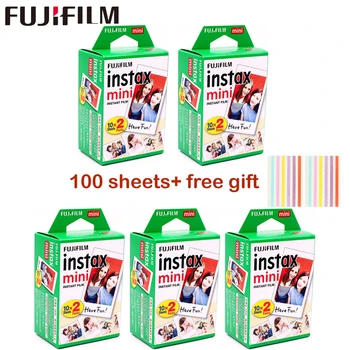 10-100 Listi Fuji Fujifilm instax mini 9 filmov beli Rob 3 cm široka film za Hitra Kamera mini 8 9 7s 25 50s 90 Fotografski papir
