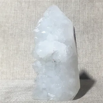 Naravni Stolp Apophyllite Quartz Crystal Palico Točke Domov Oprema Okrasni Kamen Darilo Palico Stolpec
