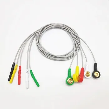 AAMI Din Slog 1.5 mm EKG Leadwires Nastavite Kabel za Philips, Datascope, Nihon Kohden, Mindray, Criticare, Spacelabs 9031