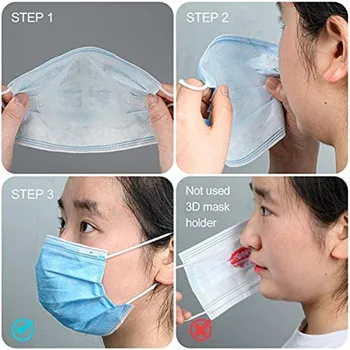 Unisex Masko Imetnik Šminka Varstvo Kul Dihanje Maske Nosilec za Izboljšanje Dihanja Nosilec za Večkratno uporabo -dustproof Masker #