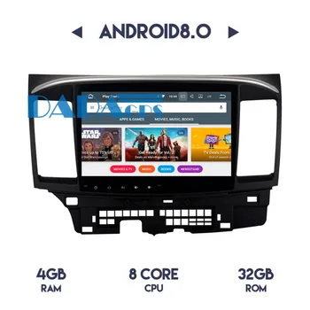 Android 8.0 7.1 Avto Radio, GPS Navigacija glavna enota Za Mitsubishi Lancer EVO 2007-št Avto DVD Predvajalnik Večpredstavnostnih Stereo Audio (Stereo zvok