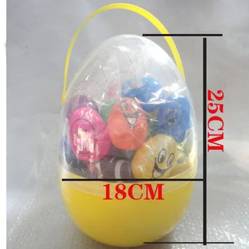 1pcs/2pcs 18*25 cm Velik obseg Plastično Jajce Plastičnih Darilo Jajce Bonbone, Škatle Baby Tuš Božič, Rojstni dan Dekoracijo Polje