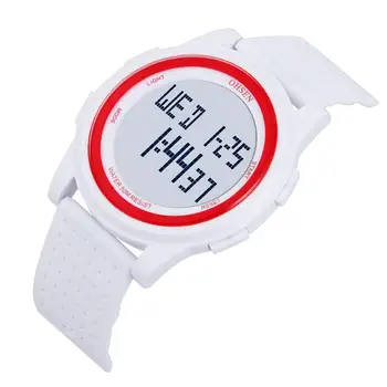 Digitalni Led ženske watch Dekle moda belo Silikonsko nepremočljiva sport lady ročno uro reloj mujer Alarm štoparica ženski ure