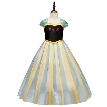 Disney Princesa Anna Dekleta Obleko Otroci Obleke za Dekleta Božič Obleko Gor Kostum Stranka Novo Leto Dekle Oblačila Zamrznjene 2020 Nova