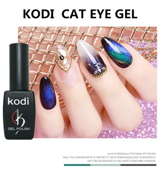 KODI GEL mačka oči magnetni Gel lak za Nohte Art Design Manikura 8Ml Soak Off Emajl UV Gel za Nohte, Lak za Nohte