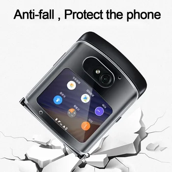 Za Motorola Moto Razr 5G Primeru Ultra tanek Prozoren Jasno Slim Trdi PC Zaščitna torbica Za Moto Razr 5G 2020 Različica Pokrov
