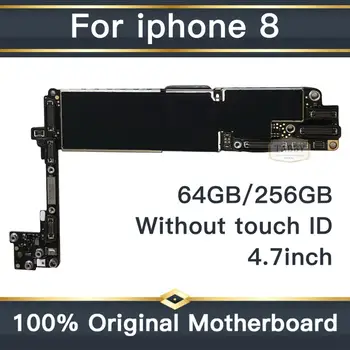 Visoka Kakovost Matično ploščo Za iPhone 8 64 G/256G matične plošče, Brez Prstnih odtisov IOS Sistem,brez dotik id Logiko Odbor Z Čipom