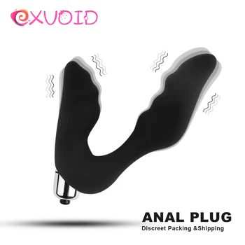 EXVOID Prst Vibrator Silikonske Analne Kroglice Dildo G-spot Massager Analni Vibrator Sex Igrače za Ženske Erotične Butt Plug