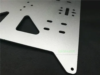Eloksiran Aluminij zlitine greti posteljo podporo Y prevoz pladenj za Reprap Prusa i3/Anycubic MEGA i3 3D tiskalnik