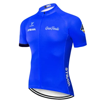 Novo STRAVA kolesarski dres 2020 Gorsko kolo majica quick dry kratek rokav maglia ciclismo moške dihanje kolesarski dres