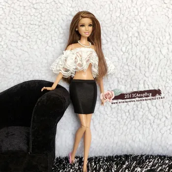 Brezplačna Dostava,2019 novo Ročno izdelan modni lutka pribor 2pcs/1set seks moda obleko, krilo lutka obleko za barbie